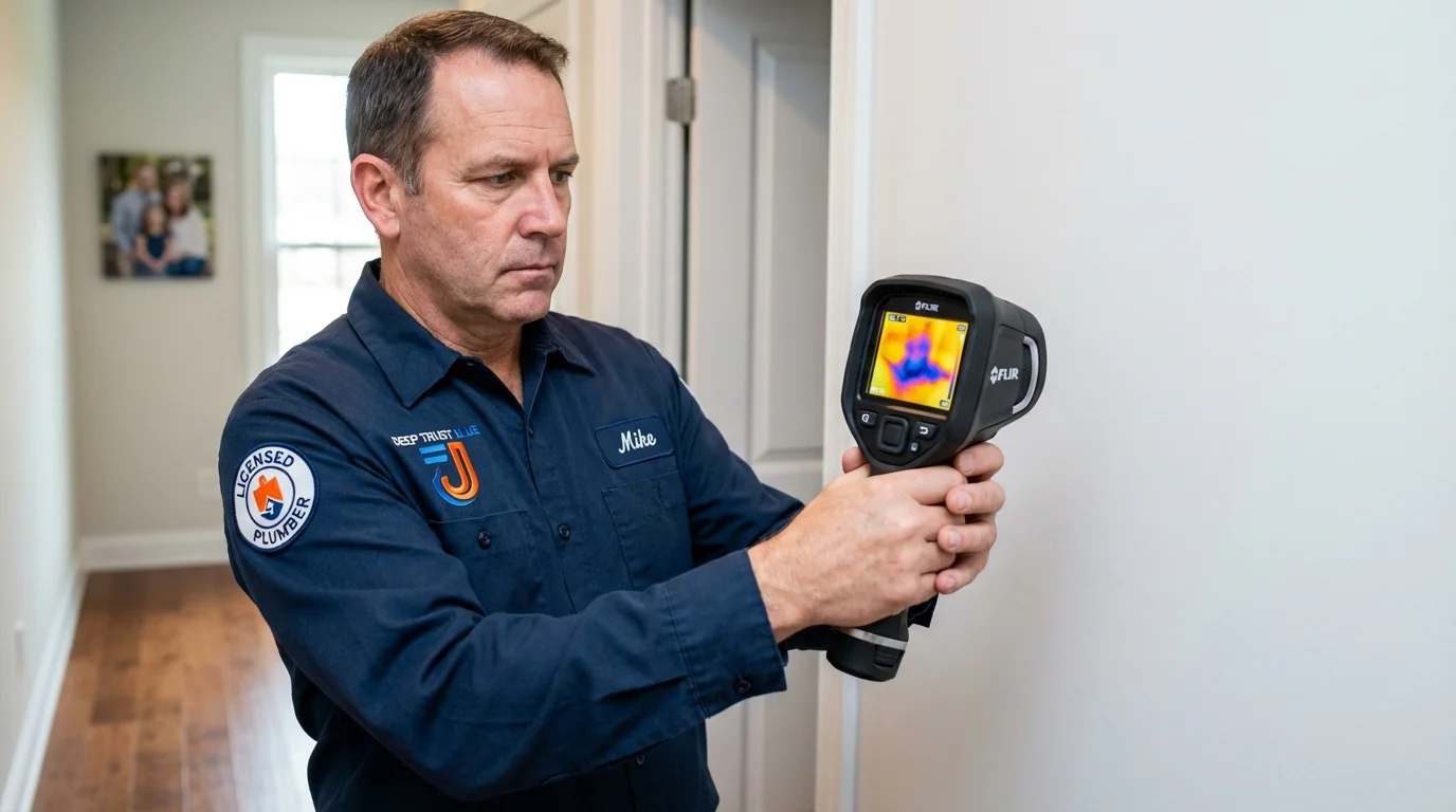 Thermal imaging leak detection by Johns Plumbing LLC in Holiday